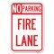 Signmission Delaware No Parking Fire Lane Heavy-Gauge Aluminum Sign, 12" x 18", A-1218-24195 A-1218-24195 - alternate 1